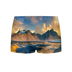 Трусы-боксеры мужские Красивый горный пейзаж, цвет: 3D-принт