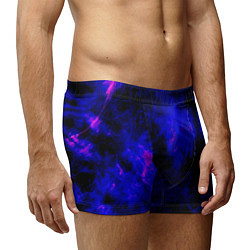 Трусы-боксеры мужские Purple Tie-Dye, цвет: 3D-принт — фото 2
