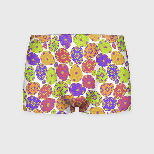 Мужские трусы Разукрашенные пасхальные яйца / 3D-принт – фото 1