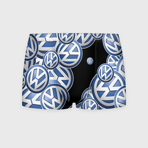 Мужские трусы Volkswagen logo Pattern / 3D-принт – фото 1