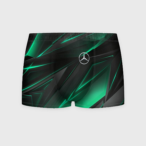 Мужские трусы MERCEDES-BENZ AMG NEON STRIPES PETRONAS / 3D-принт – фото 1