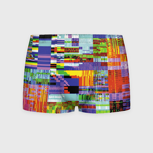 Мужские трусы Vanguard glitch fashion pattern 2022 / 3D-принт – фото 1