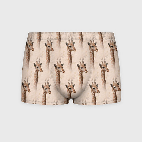 Мужские трусы Голова жирафа паттерн / 3D-принт – фото 1