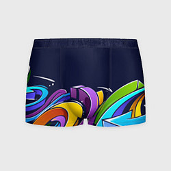 Мужские трусы Цветное граффити