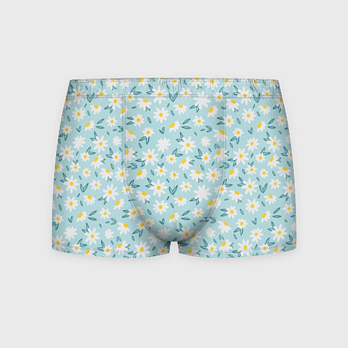 Мужские трусы Весенние ромашки / 3D-принт – фото 1