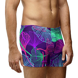 Трусы-боксеры мужские Neon color pattern Fashion 2023, цвет: 3D-принт — фото 2