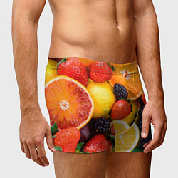 Трусы-боксеры мужские ИЗОБИЛИЕ ФРУКТОВ, цвет: 3D-принт — фото 2