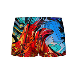 Трусы-боксеры мужские Abstract color pattern Fashion 2022, цвет: 3D-принт