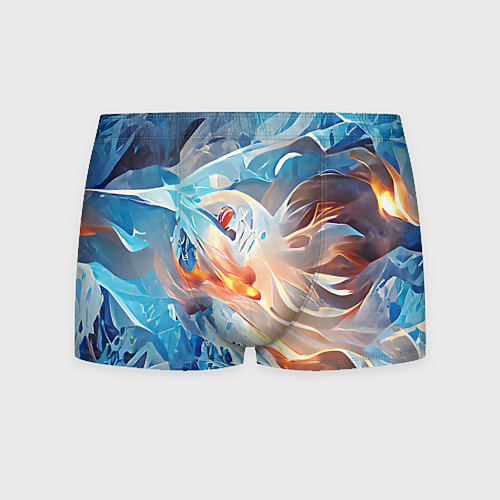 Мужские трусы Ice & flame / 3D-принт – фото 1