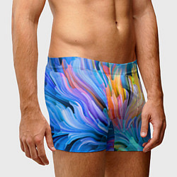 Трусы-боксеры мужские Красочный абстрактный паттерн Лето Colorful Abstra, цвет: 3D-принт — фото 2