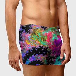Трусы-боксеры мужские Сюрреалистическая фрактальная композиция Мода Surr, цвет: 3D-принт — фото 2
