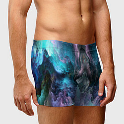 Трусы-боксеры мужские Облака неонового цвета Neon colored clouds, цвет: 3D-принт — фото 2