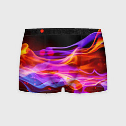 Трусы-боксеры мужские Abstract colorful waves, цвет: 3D-принт
