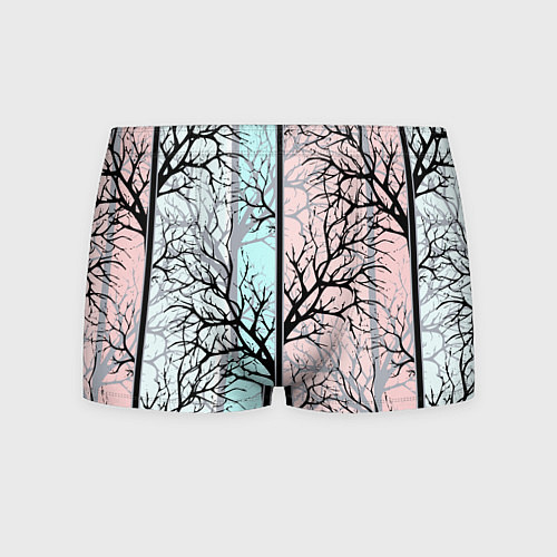Мужские трусы Абстрактный узор tree branches / 3D-принт – фото 1