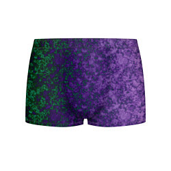 Мужские трусы Marble texture purple green color