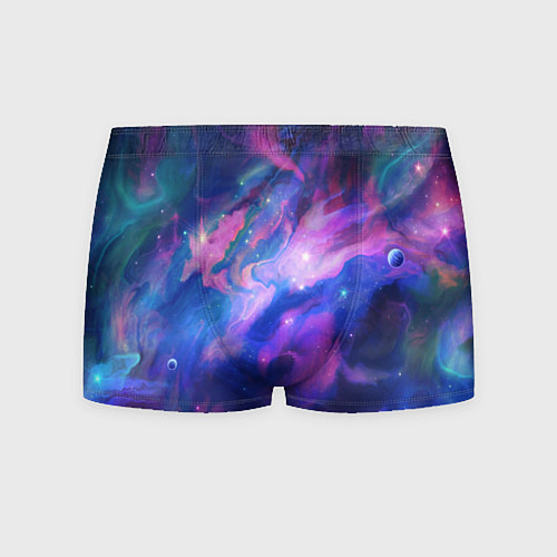 Мужские трусы Космическое туманное сияние / 3D-принт – фото 1