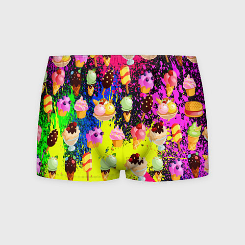 Мужские трусы Мороженки Вкуснятина / 3D-принт – фото 1