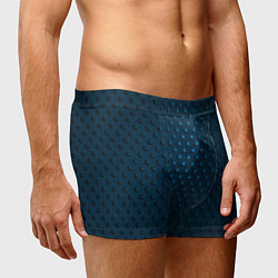 Трусы-боксеры мужские Объемная текстура с отверстиями, цвет: 3D-принт — фото 2