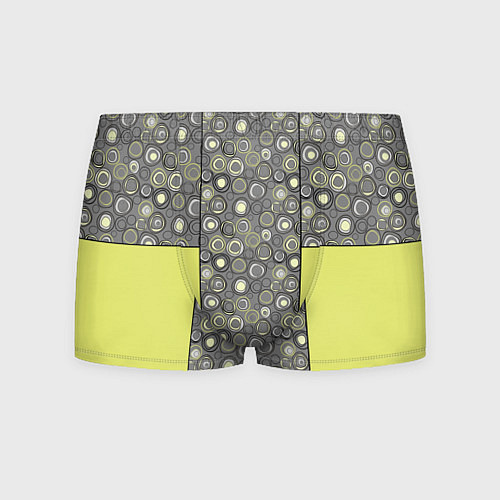 Мужские трусы Абстрактный узор с неоновыми вставками / 3D-принт – фото 1