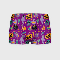 Мужские трусы Happy Halloween - holiday pattern