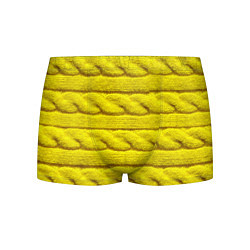 Трусы-боксеры мужские Жёлтый свитер - Осень-Зима 2028, цвет: 3D-принт