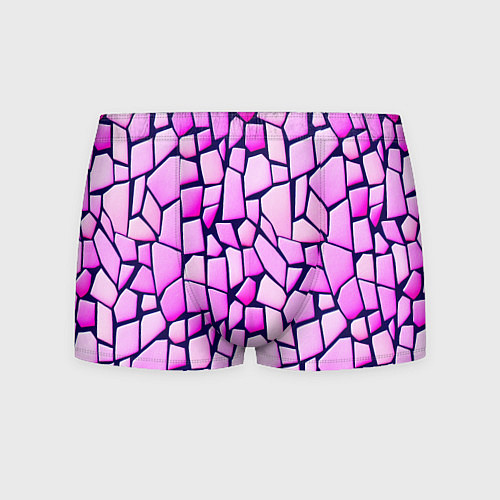 Мужские трусы Абстрактная мозаика - паттерн / 3D-принт – фото 1