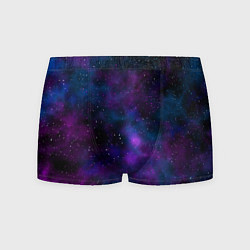 Трусы-боксеры мужские Космос с галактиками, цвет: 3D-принт