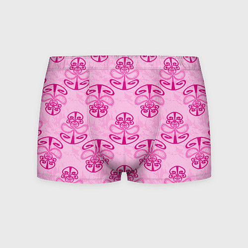 Мужские трусы Розовый орнамент / 3D-принт – фото 1