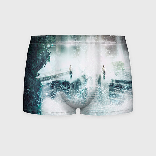 Мужские трусы Абстрактное свечение из будущего / 3D-принт – фото 1