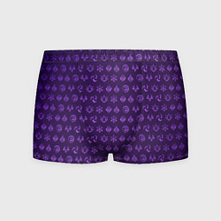 Мужские трусы Паттерн элементали под электро