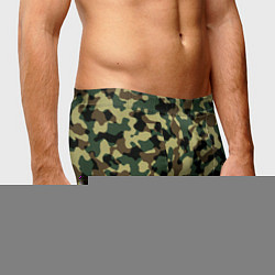 Трусы-боксеры мужские Военный камуфляж, цвет: 3D-принт — фото 2