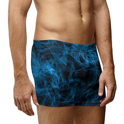 Трусы-боксеры мужские Синий дым текстура, цвет: 3D-принт — фото 2
