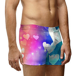 Трусы-боксеры мужские Dreamy Hearts Multicolor, цвет: 3D-принт — фото 2