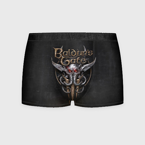 Мужские трусы Логотип Baldurs Gate 3 / 3D-принт – фото 1