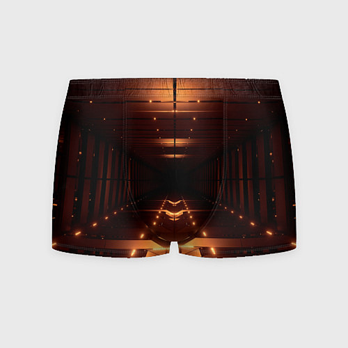 Мужские трусы Оранжевые фонари в полной темноте / 3D-принт – фото 1