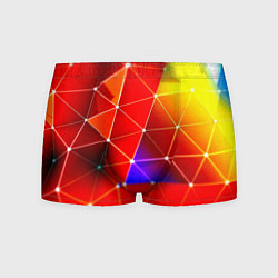 Трусы-боксеры мужские Digital triangle abstract, цвет: 3D-принт