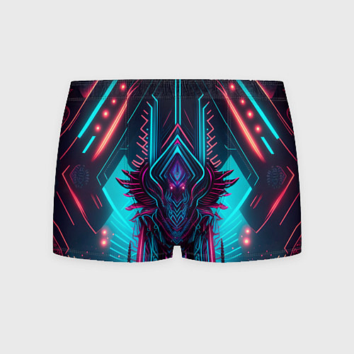 Мужские трусы Кибернетический узор дракона / 3D-принт – фото 1