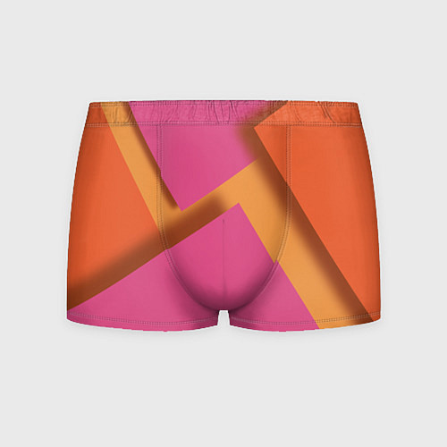 Мужские трусы Геометрические абстрактные соединения пластин / 3D-принт – фото 1