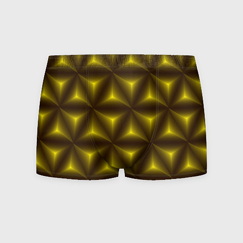 Мужские трусы Желтые треугольники / 3D-принт – фото 1