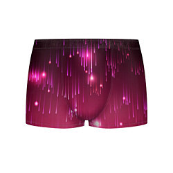 Трусы-боксеры мужские Светящиеся розовые линии, цвет: 3D-принт