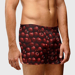 Трусы-боксеры мужские Сочная текстура из вишни, цвет: 3D-принт — фото 2