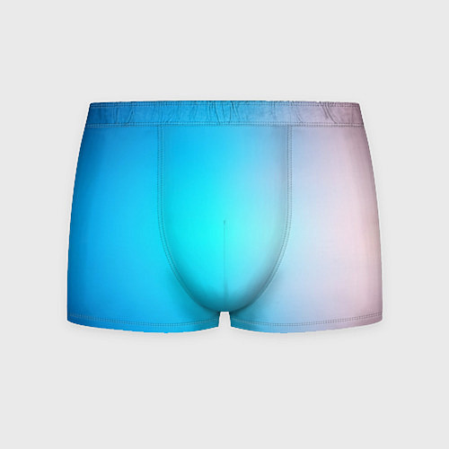 Мужские трусы Градиент из голубого в розовый / 3D-принт – фото 1