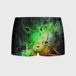 Трусы-боксеры мужские Зеленый взрыв, цвет: 3D-принт