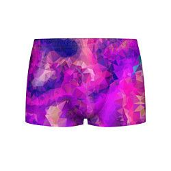 Трусы-боксеры мужские Пурпурный стиль, цвет: 3D-принт