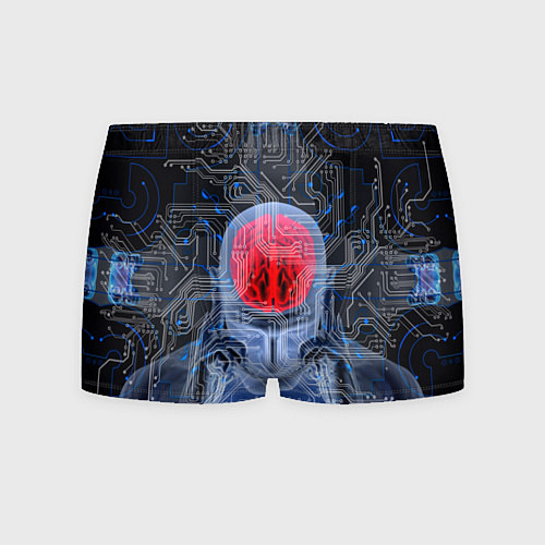 Мужские трусы Квантовый мозг / 3D-принт – фото 1