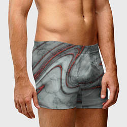 Трусы-боксеры мужские Grey style pattern, цвет: 3D-принт — фото 2