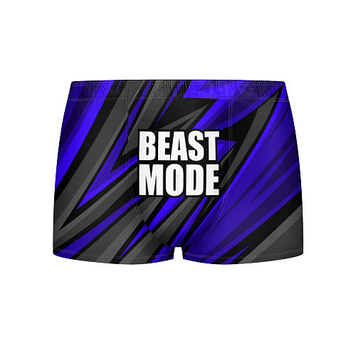 Мужские трусы Beast mode - синяя униформа / 3D-принт – фото 1