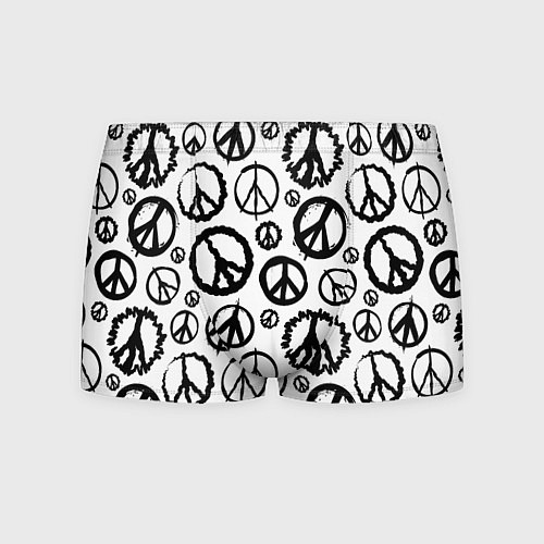 Мужские трусы Many peace logo / 3D-принт – фото 1