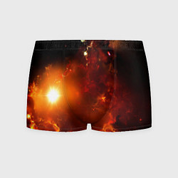 Трусы-боксеры мужские Небо в огне, цвет: 3D-принт