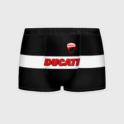 Трусы-боксеры мужские Ducati motors - черный, цвет: 3D-принт